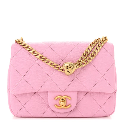 Chanel Caviar Quilted Mini Sweetheart Flap Lilac 1 of 11