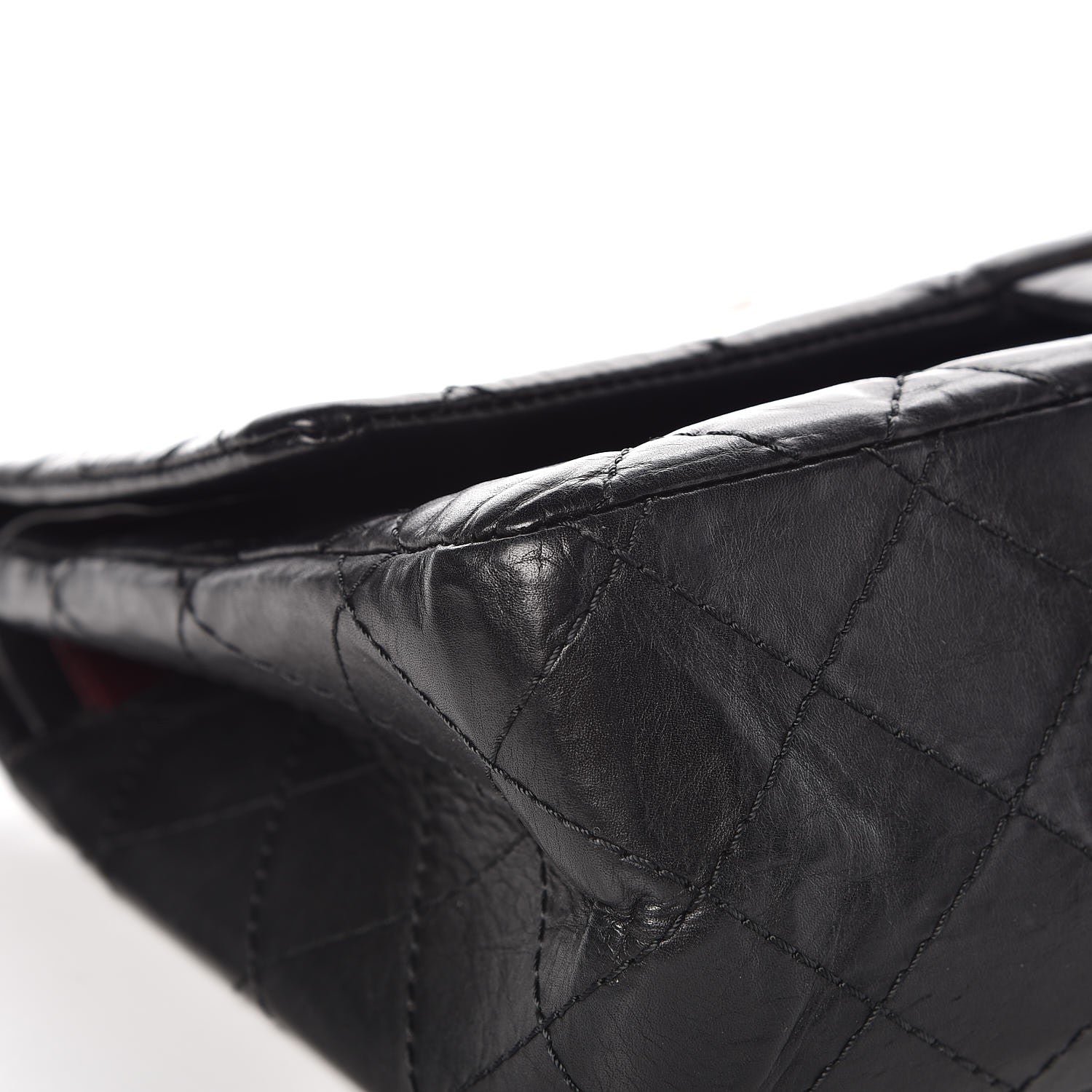 Chanel Aged Calfskin Quilted 2.55 Reissue 226 Flap Black 9 of 9