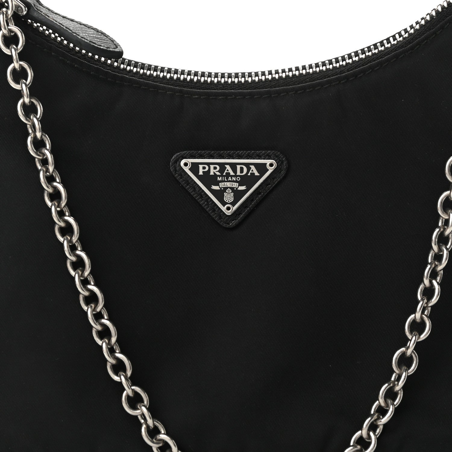 Prada Nylon Re-Edition 2005 Shoulder Bag Black 9 of 11