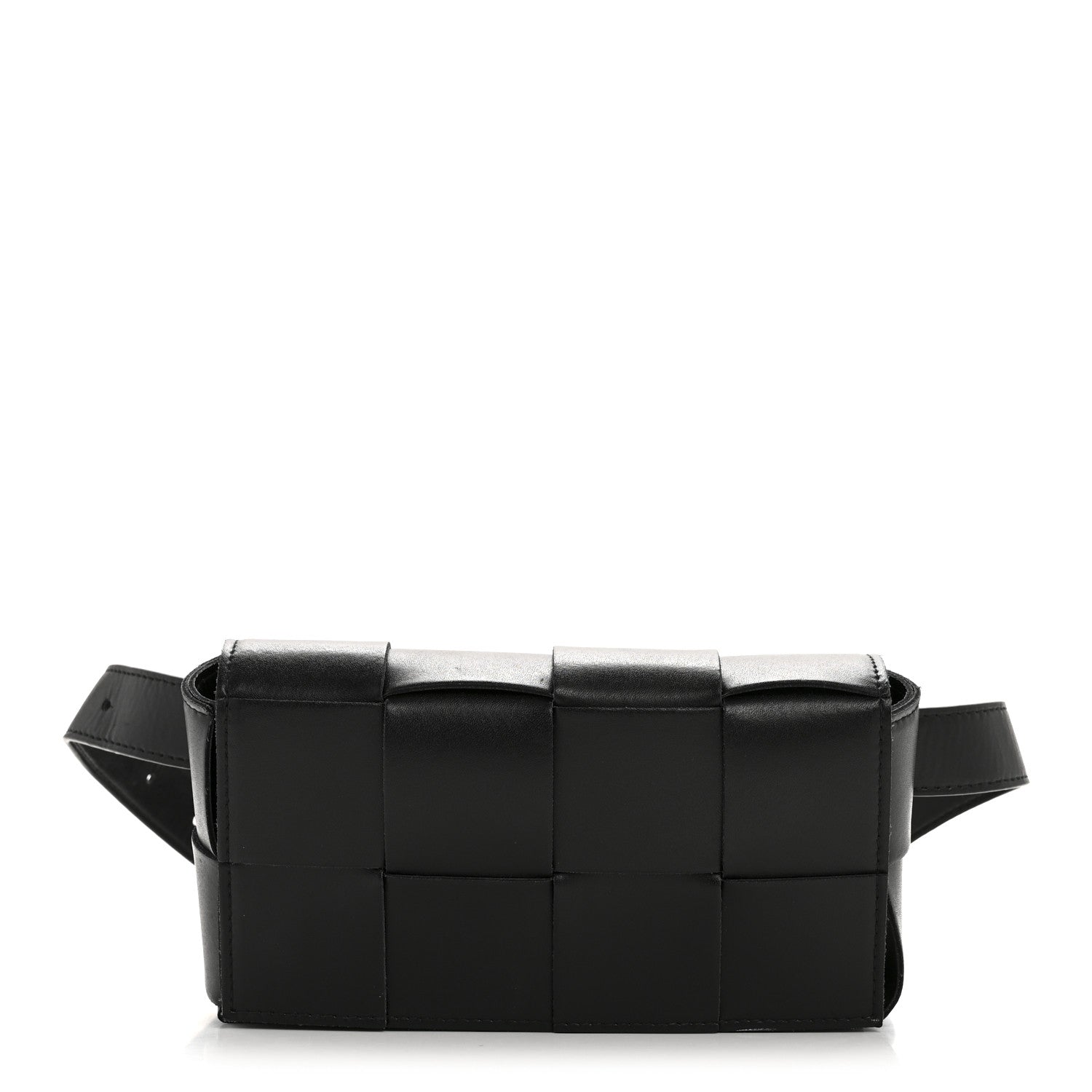 Bottega Veneta Nappa Maxi Intreccio The Belt Cassette Bag Black 1 of 11