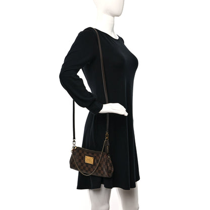 Louis Vuitton Damier Ebene Eva Clutch 3 of 12