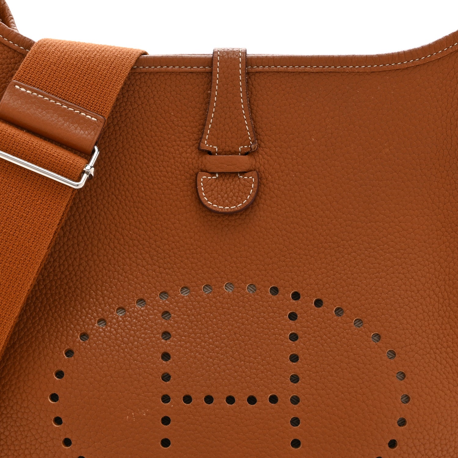 Hermes Taurillon Clemence Evelyne III PM Gold 8 of 12