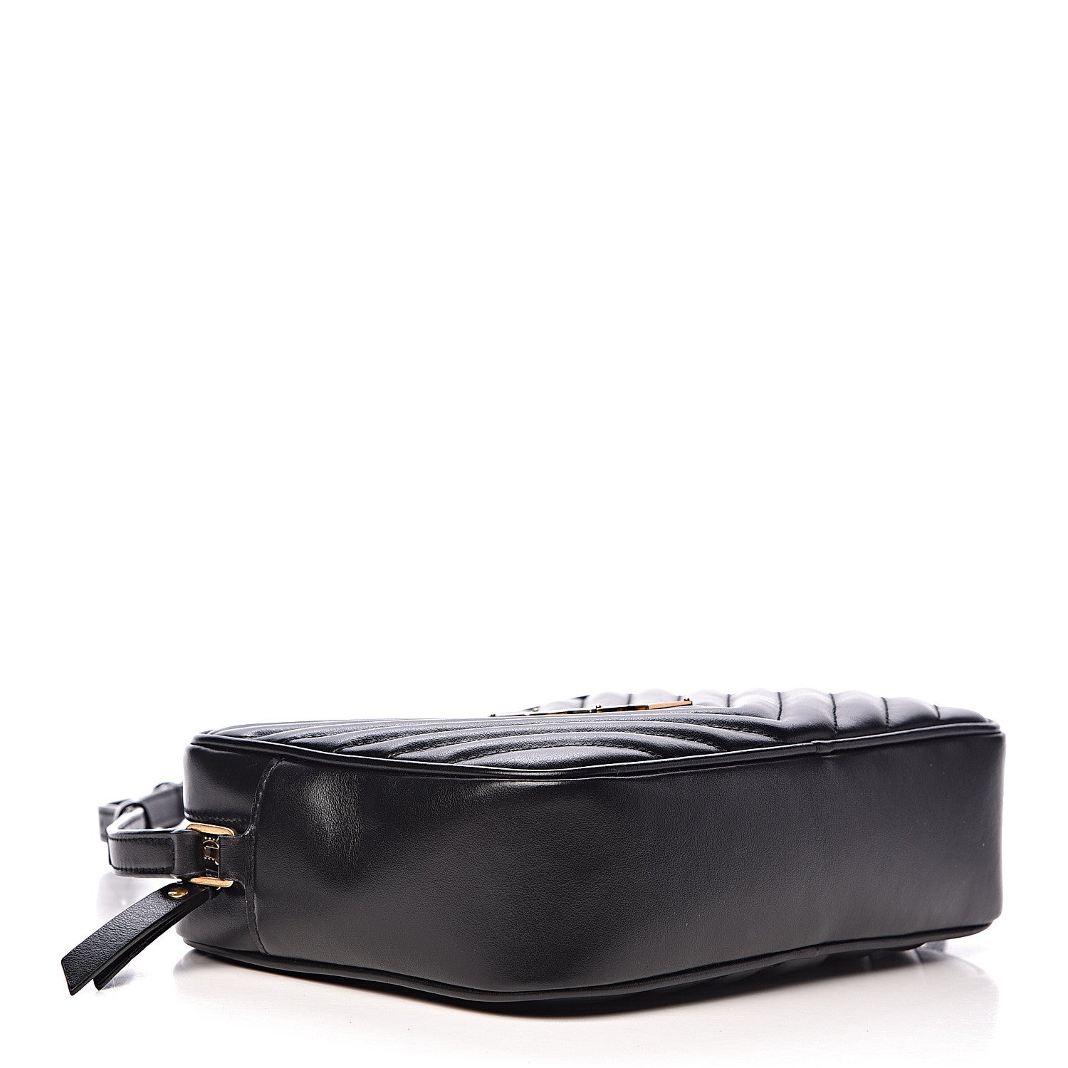 Saint Laurent Calfskin Matelasse Monogram Lou Camera Bag Black 4 of 10