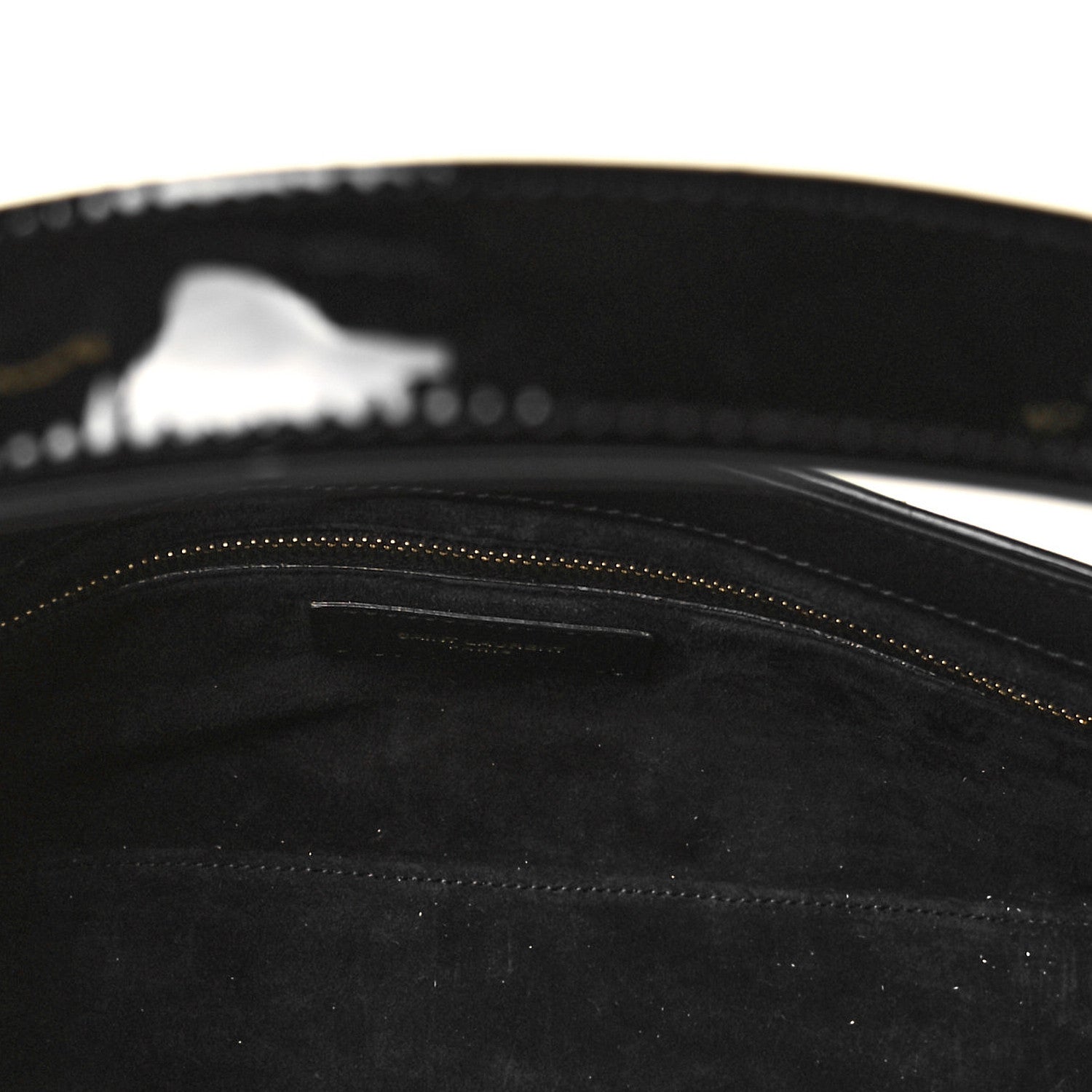 Saint Laurent Patent Le 5 A 7 Hobo Black 4 of 7