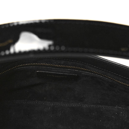 Saint Laurent Patent Le 5 A 7 Hobo Black 4 of 7