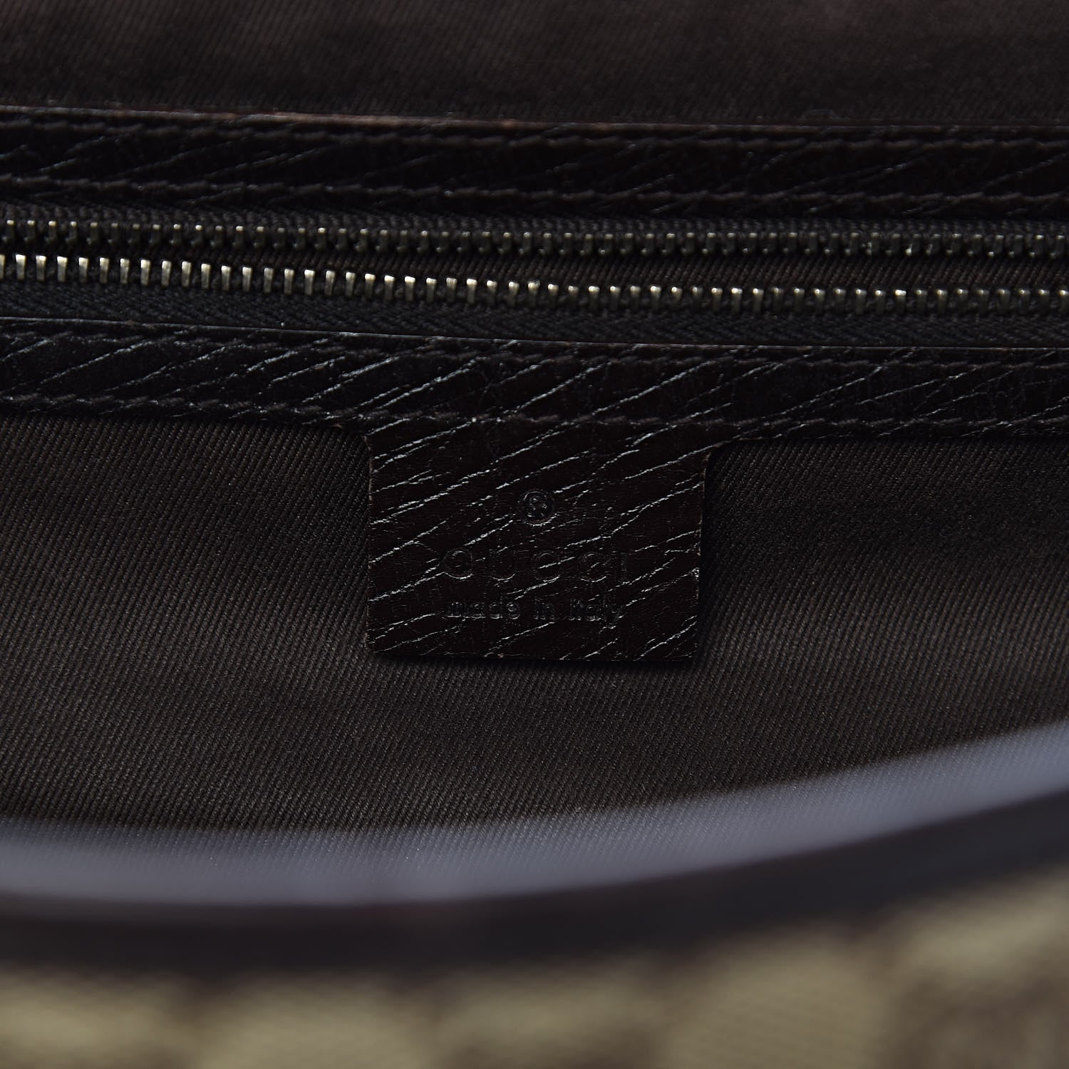 Gucci Monogram Bamboo Bullet Bag Dark Brown 6 of 22