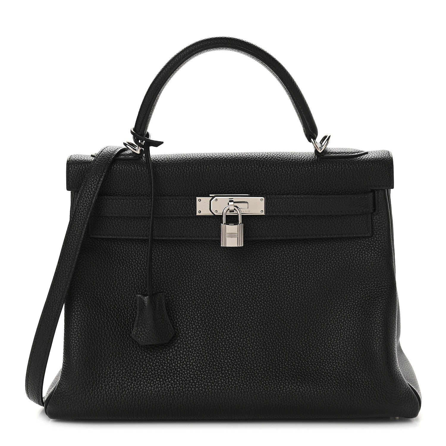 Hermes Togo Kelly Retourne 32 Black 1 of 11