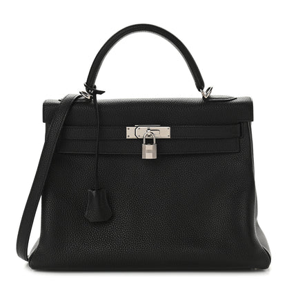 Hermes Togo Kelly Retourne 32 Black 1 of 11