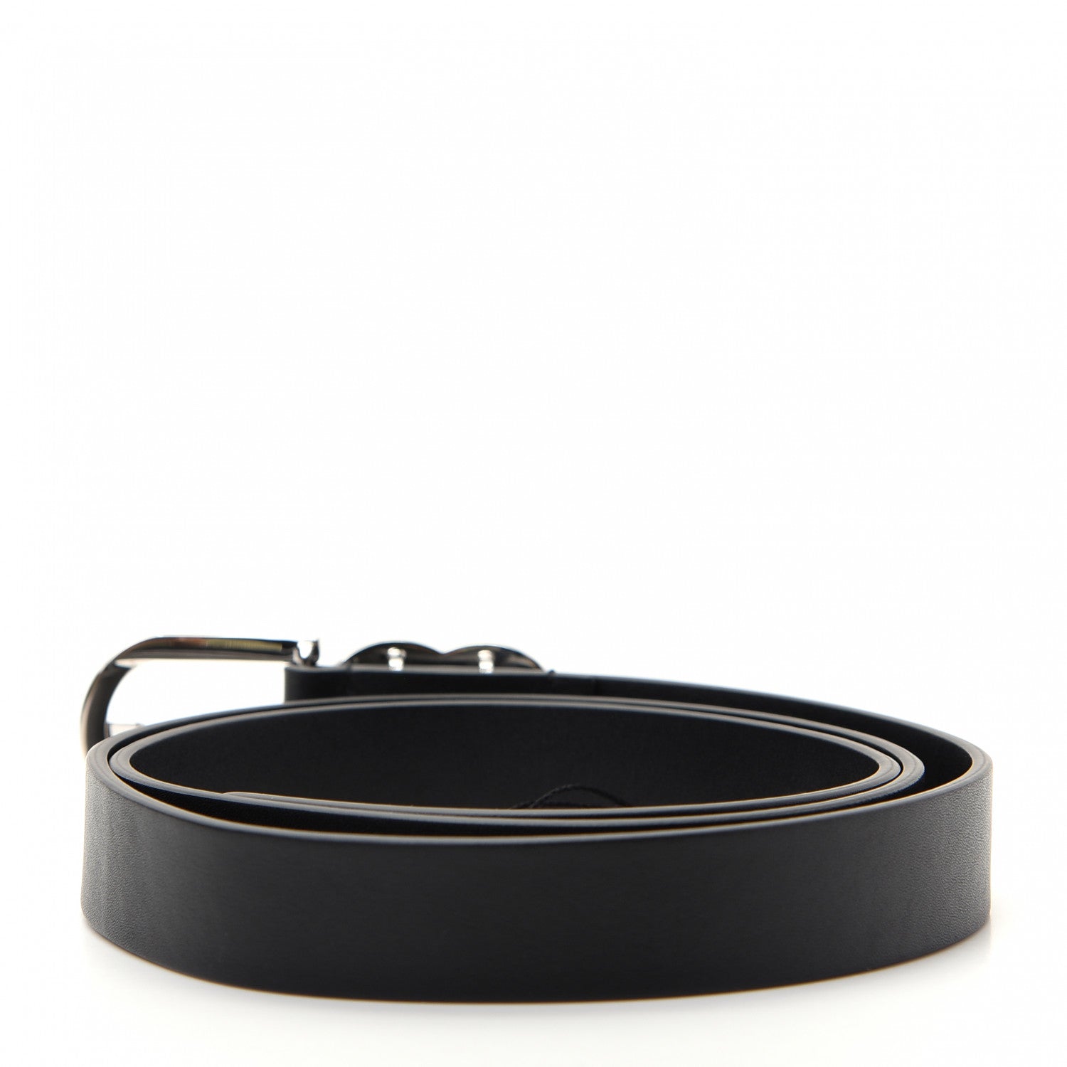 Chanel Calfskin Crystal CC Belt 85 34 Black 2 of 6