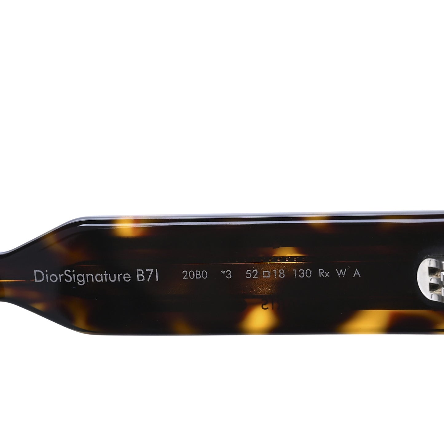 Acetate DiorSignature B7I Sunglasses Dark Havana Blue