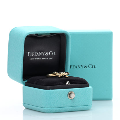 Tiffany 18K Yellow Gold Knot Ring 49 4.75 5 of 5