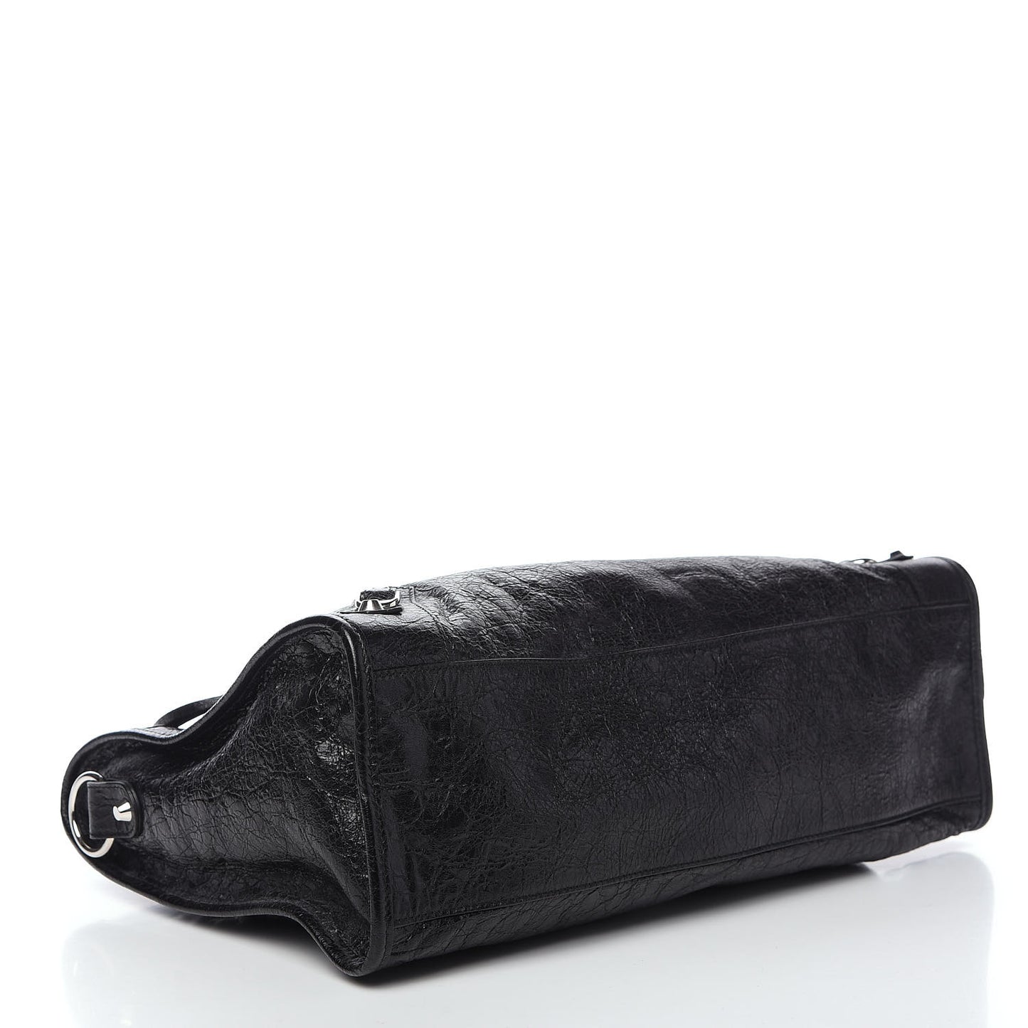 Agneau Classic Silver Hardware City Black