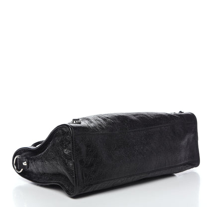 Balenciaga Agneau Classic Silver Hardware City Black 3 of 8
