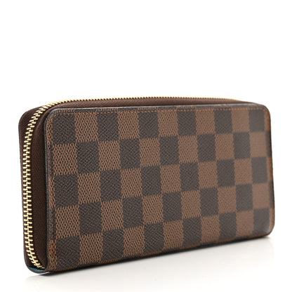 Louis Vuitton Damier Ebene 2017 Christmas Animation Clemence Wallet 3 of 7