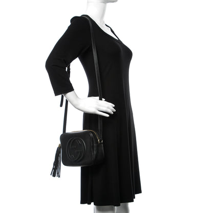Gucci Pebbled Calfskin Small Soho Disco Bag Black 2 of 11