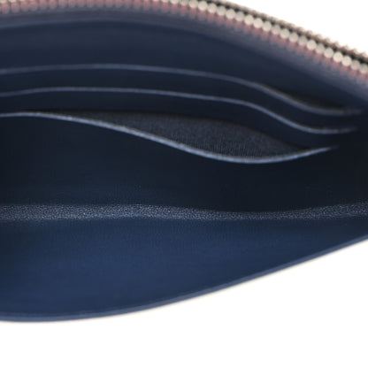 Chanel Lambskin CC Tassel Zip Pouch White Blue Red 6 of 11