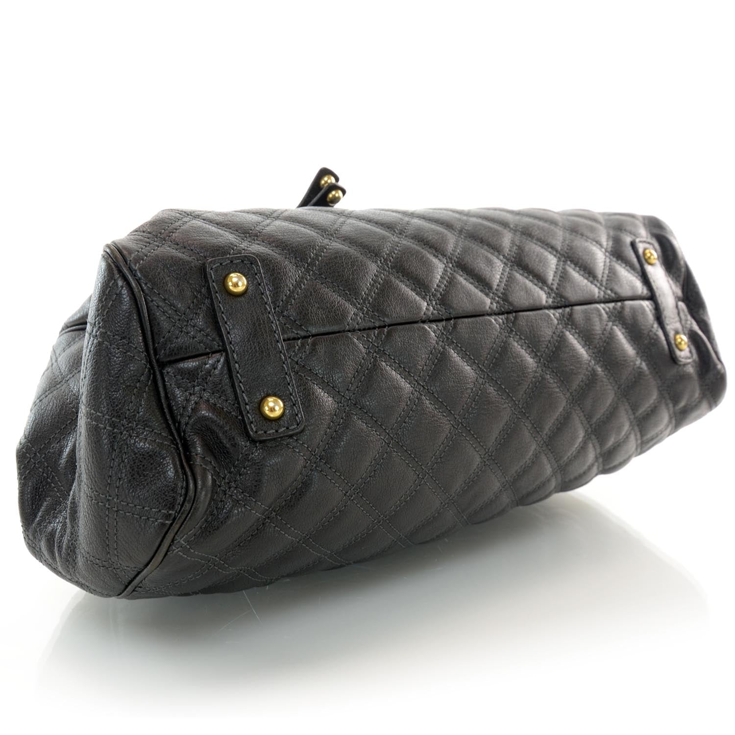 Marc Jacobs Quilted Leather Stam Black 3 of 7