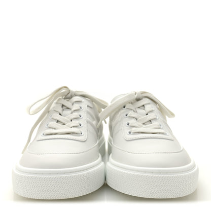 Hermes Calfskin Keep Mule Sneakers 38 White 2 of 10