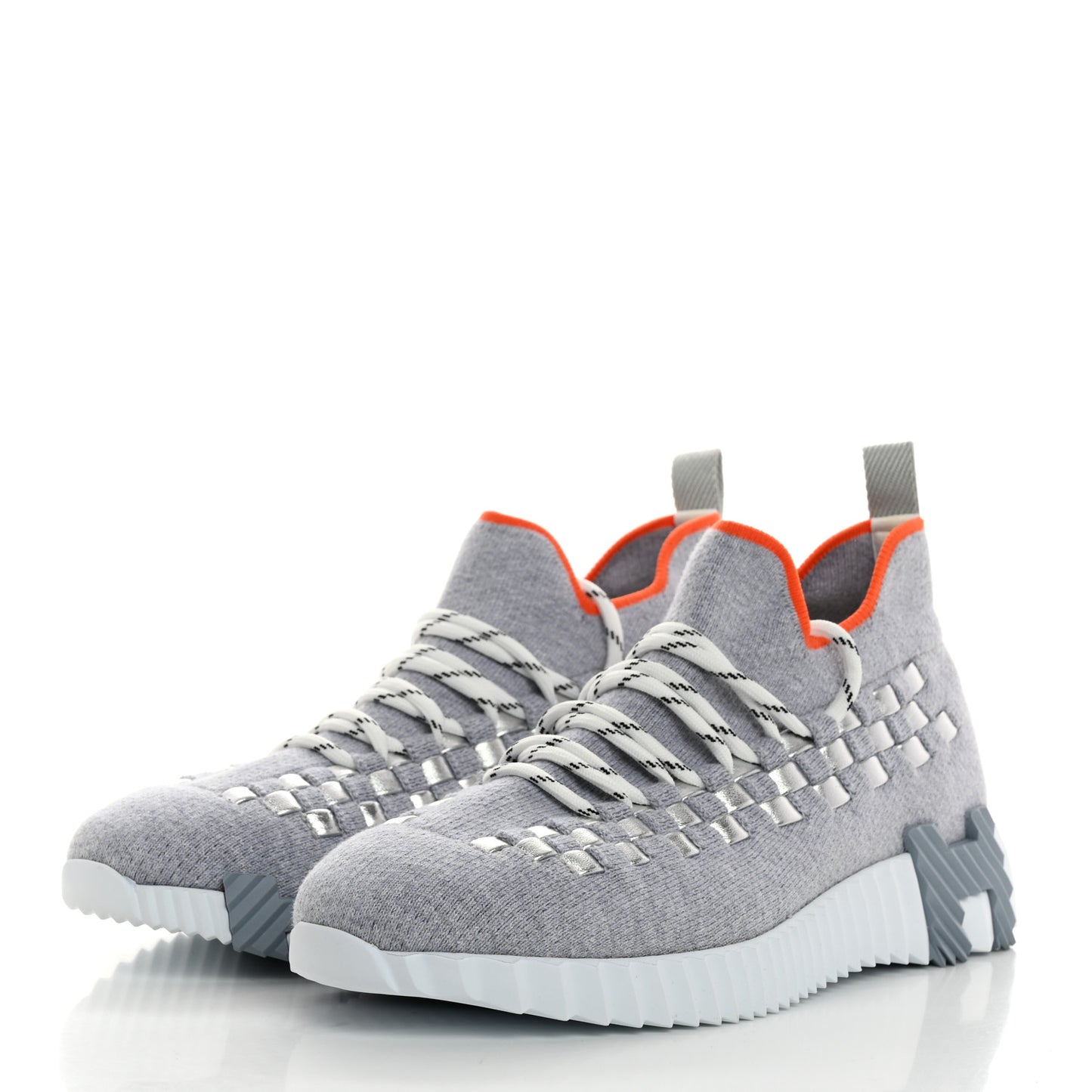 Technical Canvas Womens Flex Slip-On Sneaker 36.5 Gris Silex