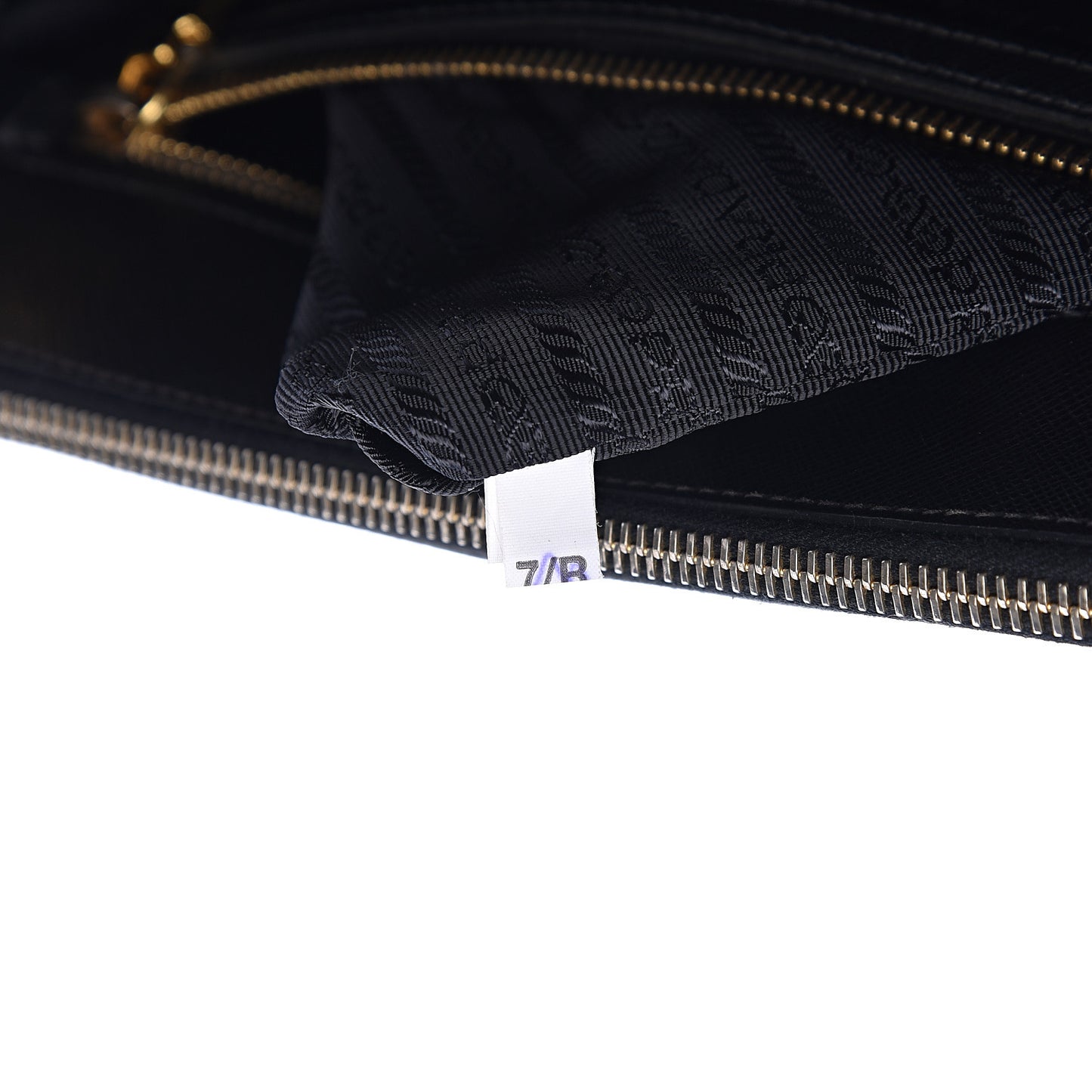 Saffiano Small Galleria Double Zip Tote Black
