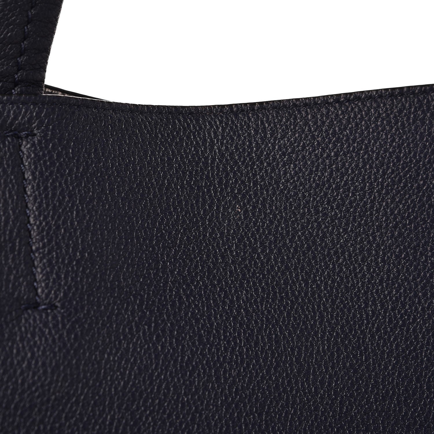 Celine Soft Grained Calfskin Small Belt Cabas Phantom Navy 8 of 9