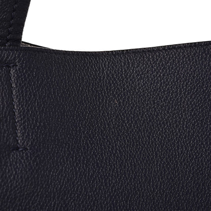 Celine Soft Grained Calfskin Small Belt Cabas Phantom Navy 8 of 9