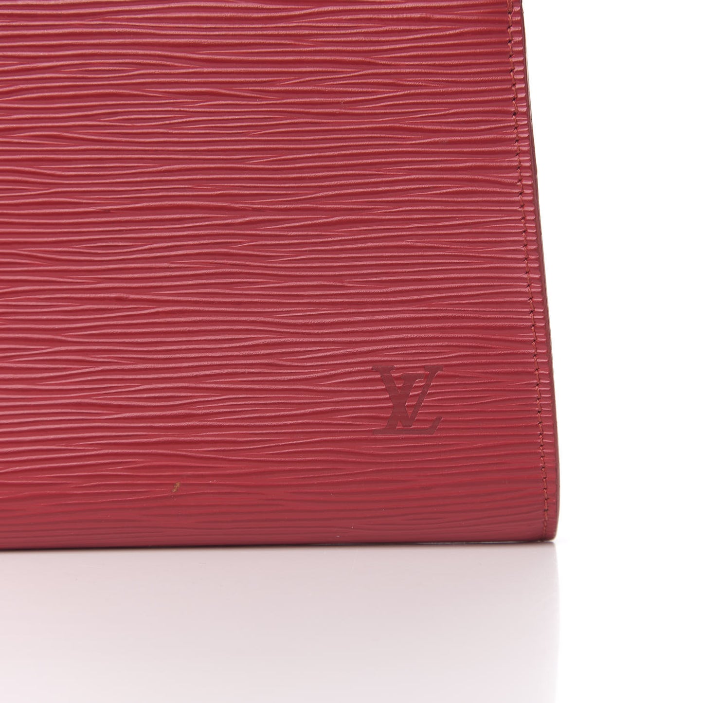 Epi Pochette Accessories 24 Castillan Red