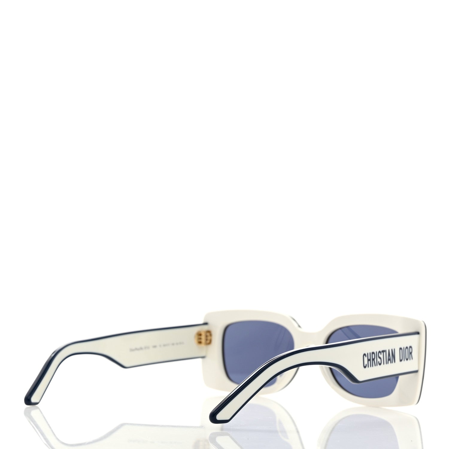 Christian Dior Diorpacific S1U Square Sunglasses White Blue