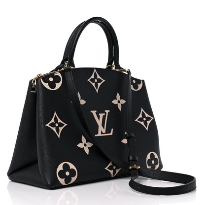 Louis Vuitton Empreinte Monogram Giant Grand Palais Black Beige 3 of 9