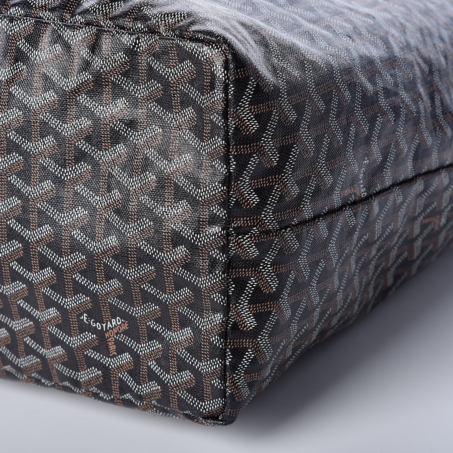 Goyard Goyardine Saint Louis GM Black Gold 12 of 19