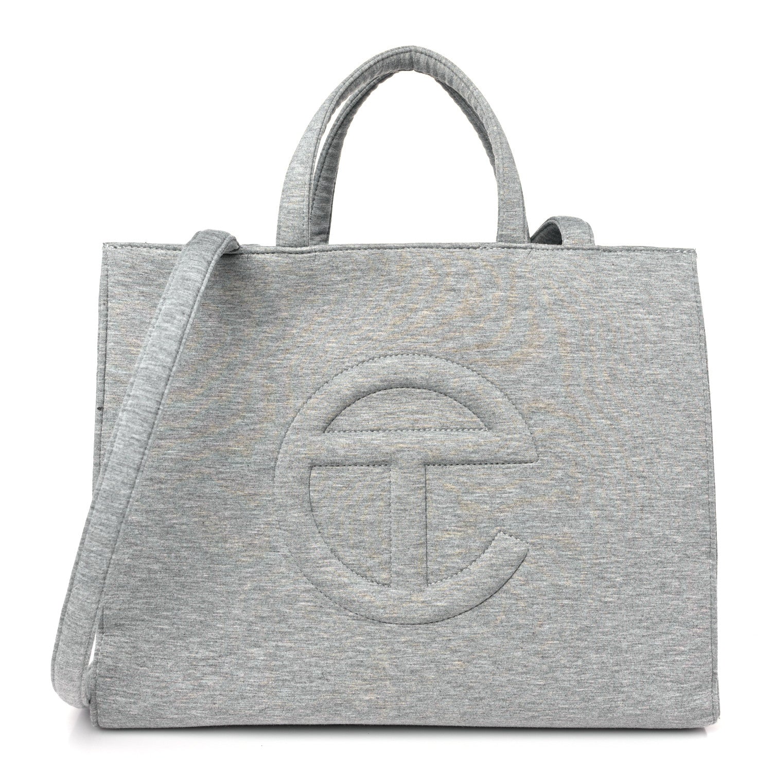 Telfar X UGG Fleece Medium Shopping Bag Grey 1 of 8