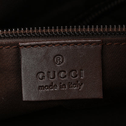 Gucci Monogram Calfskin Perforated Medium Flat Messenger Bag Dark Brown 6 of 13