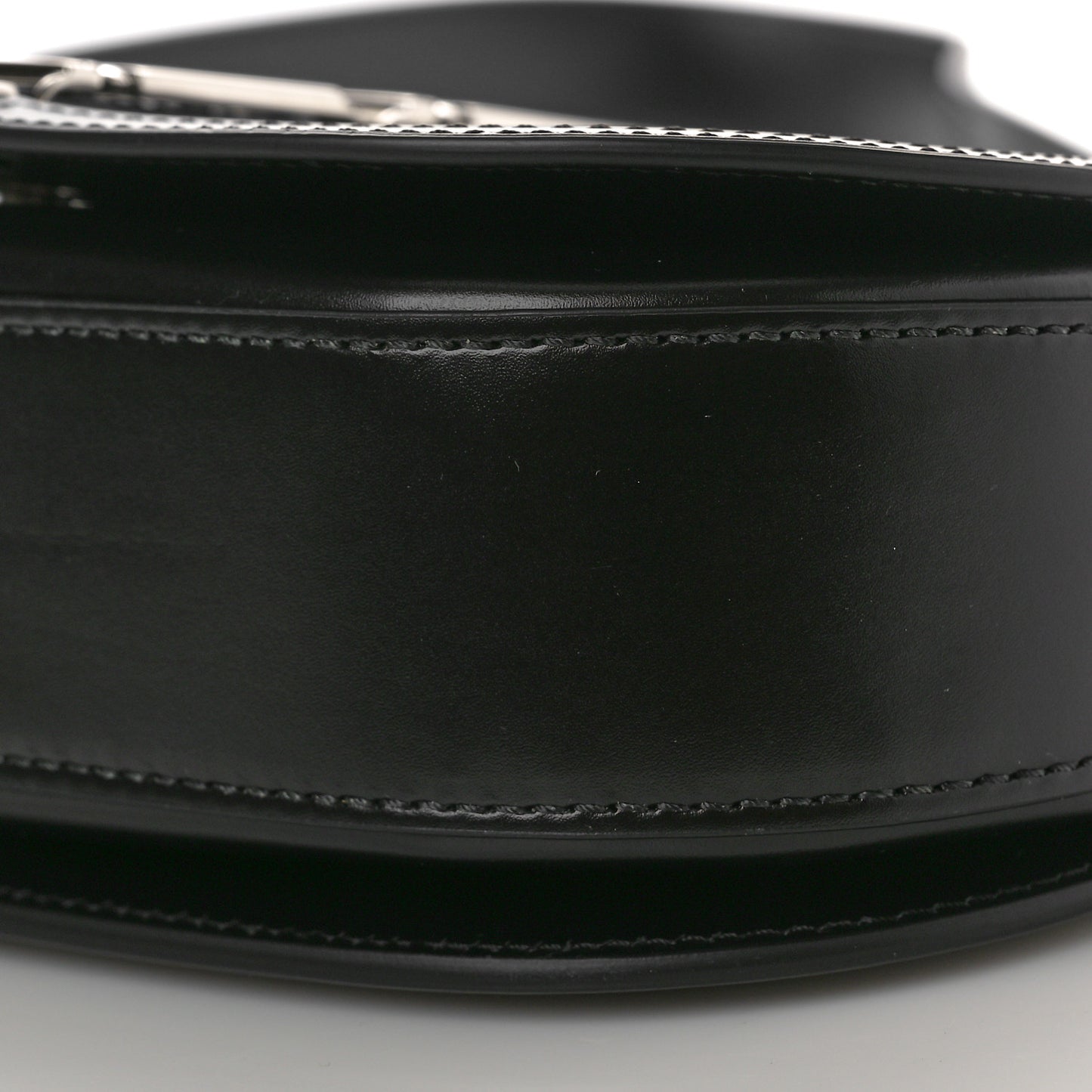Calfskin Medium Greca Goddess Shoulder Bag Black