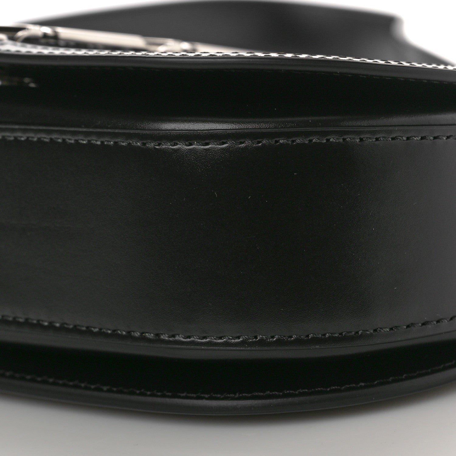 Versace Calfskin Medium Greca Goddess Shoulder Bag Black 9 of 9