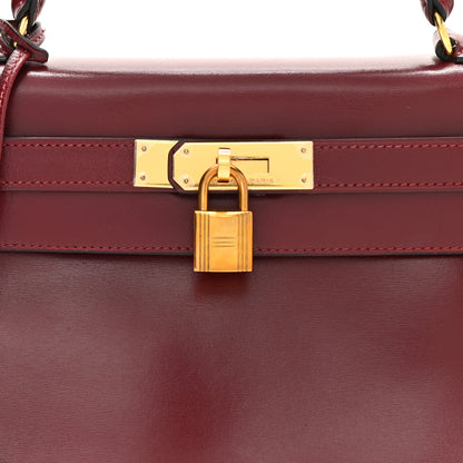 Hermes Box Kelly Retourne 28 Rouge H 8 of 17