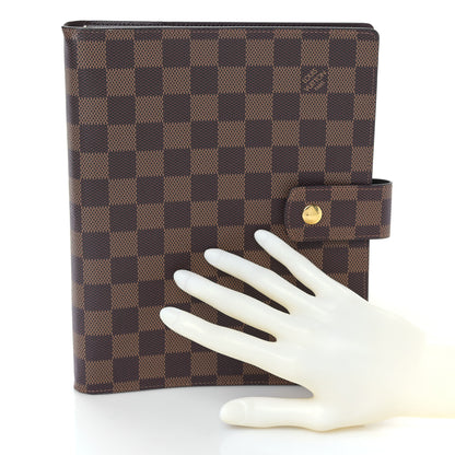 Louis Vuitton Damier Ebene Large Ring Agenda Cover 2 of 8