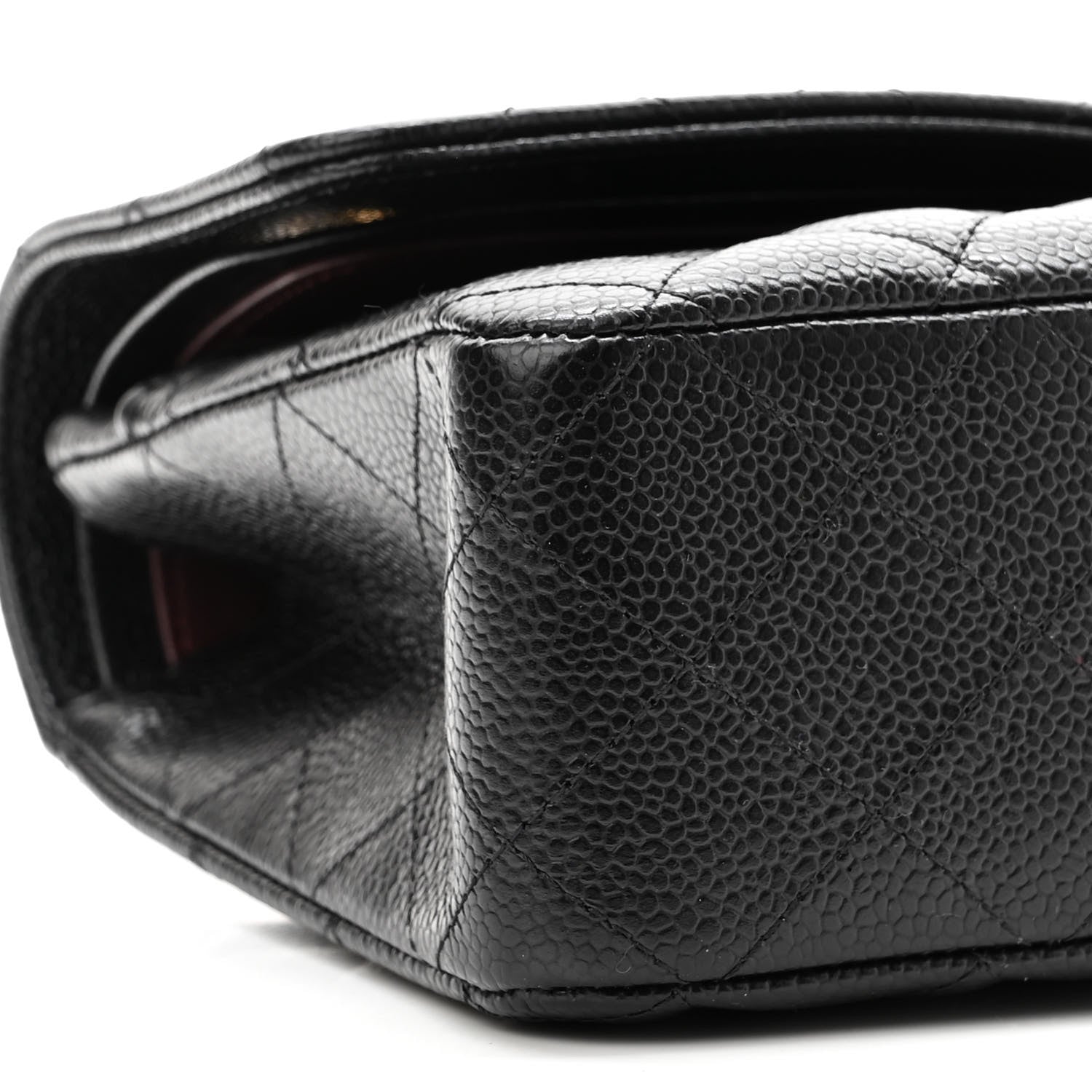 Chanel Caviar Quilted Medium Double Flap Black 9 of 11