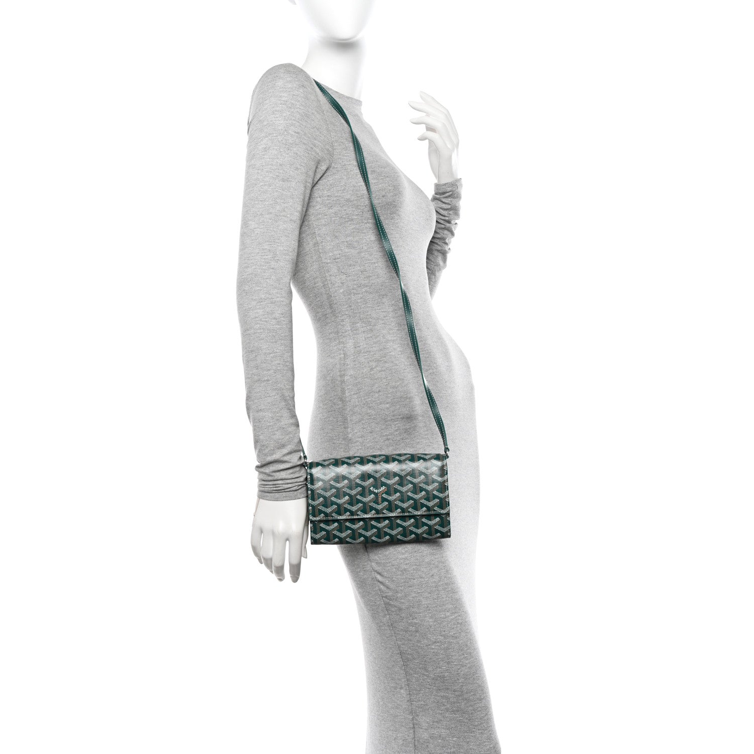 Goyard Goyardine Varenne Continental Wallet Green 2 of 10