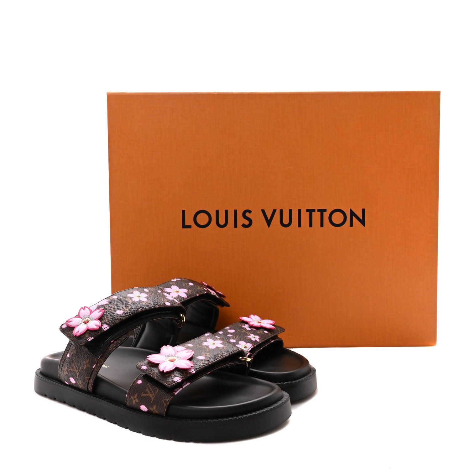 Louis Vuitton LV X TM Monogram LV Sunset Flat Comfort Mule 35 Sakura Brown 9 of 9