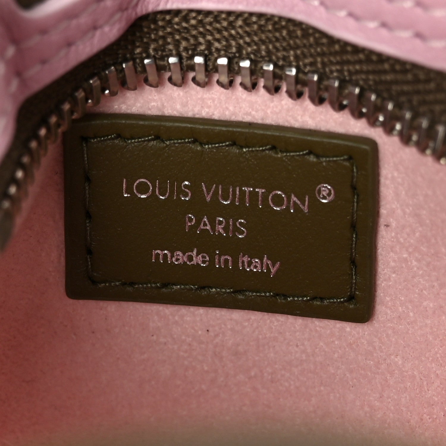 Louis Vuitton Calfskin Mini Shopper Bag Charm Pink 6 of 8