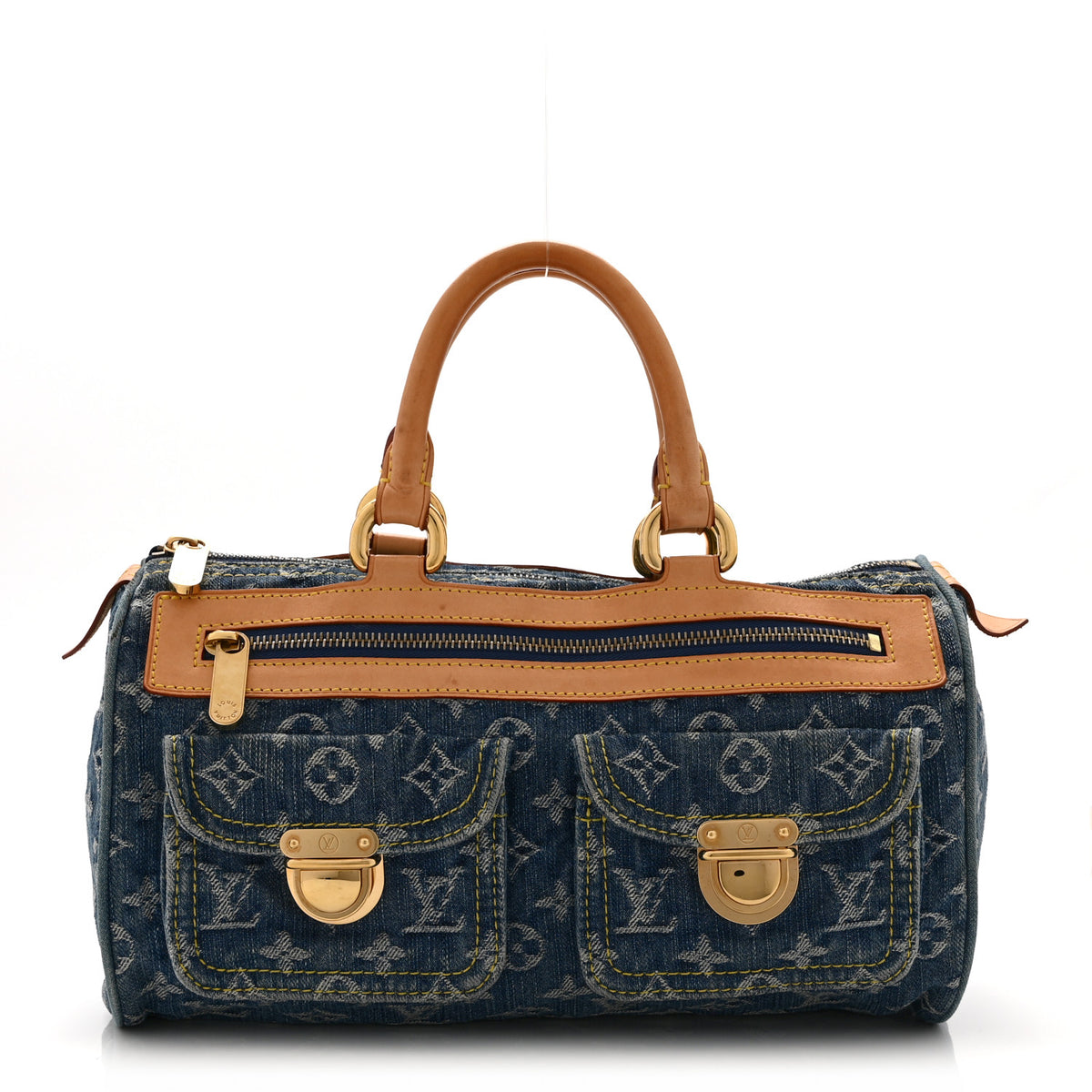 Monogram Denim Neo Speedy Blue