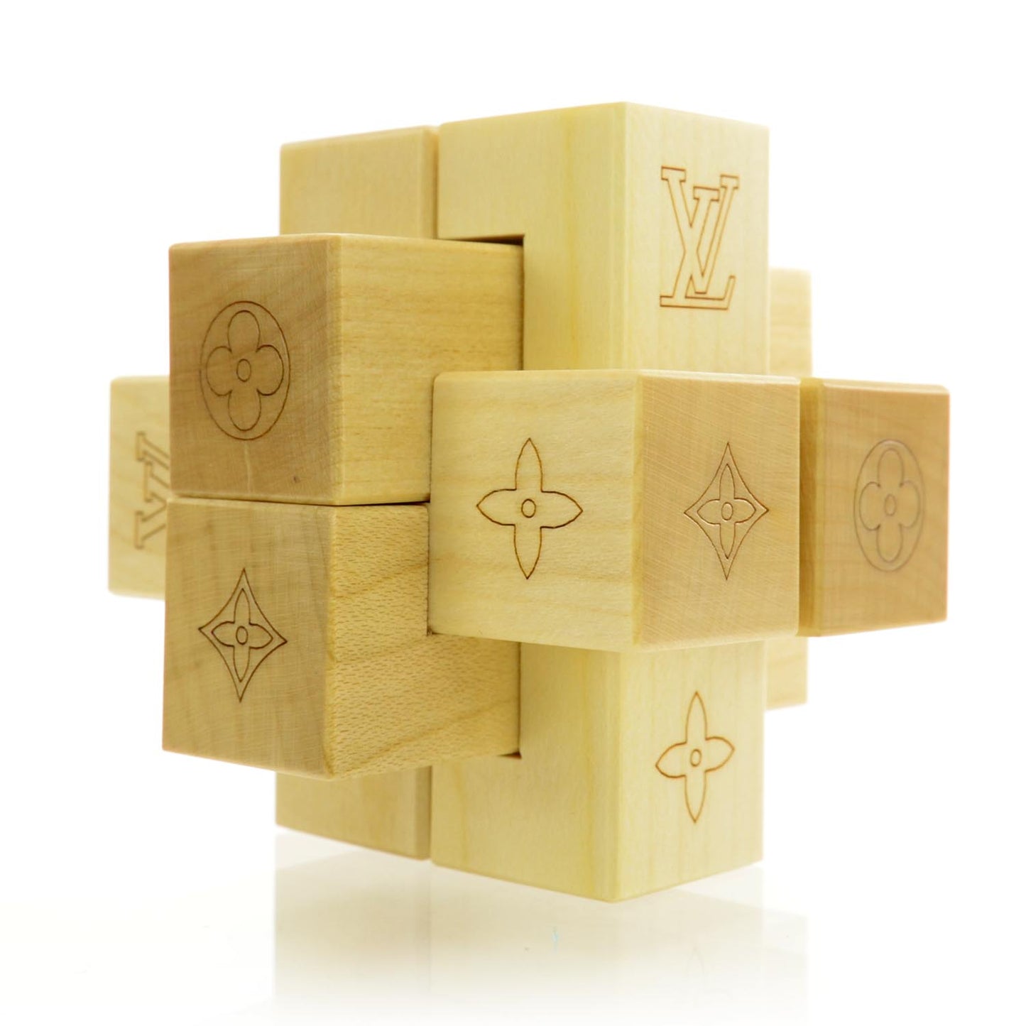 Le Pateki Wood Cube Puzzle