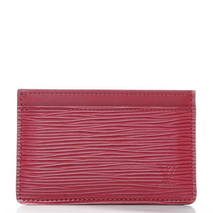 Louis Vuitton Epi Card Holder Fuchsia 1 of 8