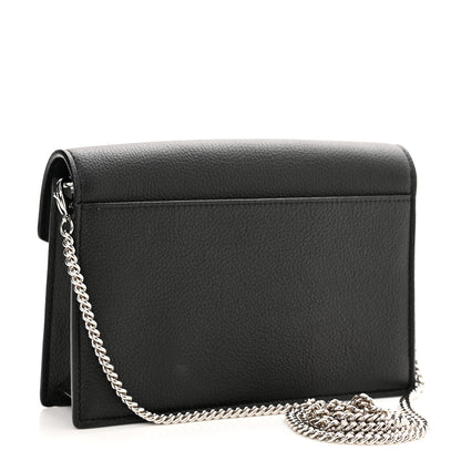 Louis Vuitton Soft Calfskin My Lockme Chain Pochette Black 3 of 11
