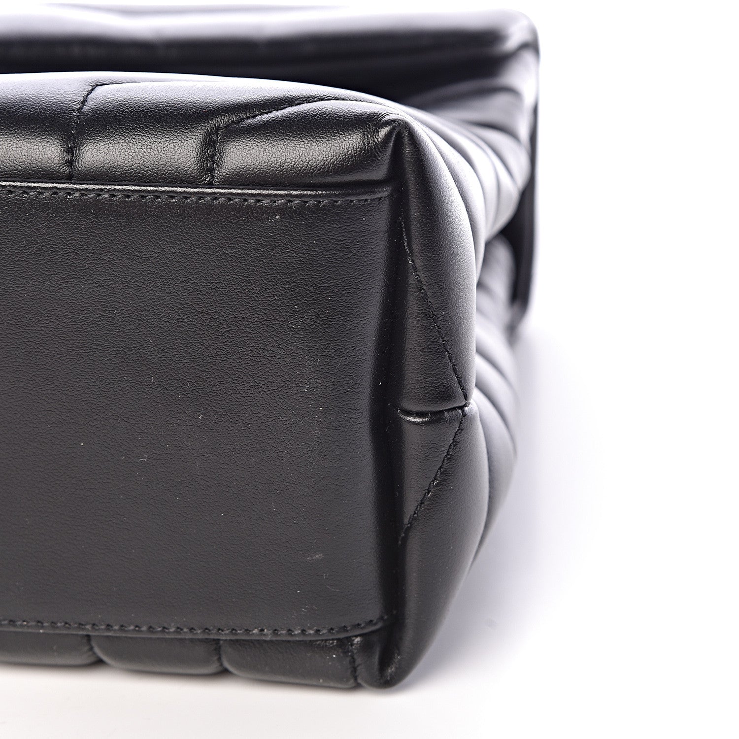 Saint Laurent Calfskin Y Quilted Monogram Medium Loulou Chain Satchel Black 10 of 12