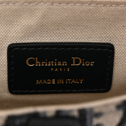 Christian Dior Oblique Mini Saddle Bag Blue 7 of 13