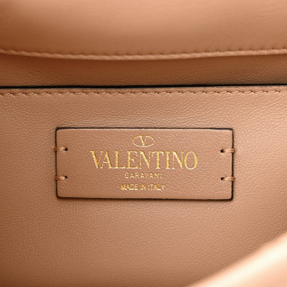 Valentino Garavani Nappa Small Roman Stud Shoulder Bag Rose Cannelle 6 of 9