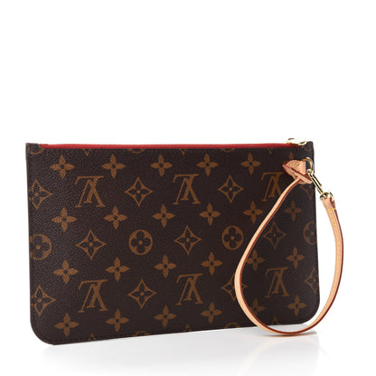Louis Vuitton Monogram Neverfull MM GM Pochette Cherry 3 of 8