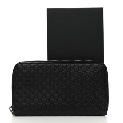 Gucci Microguccissima Zip Around Wallet Black 10 of 10