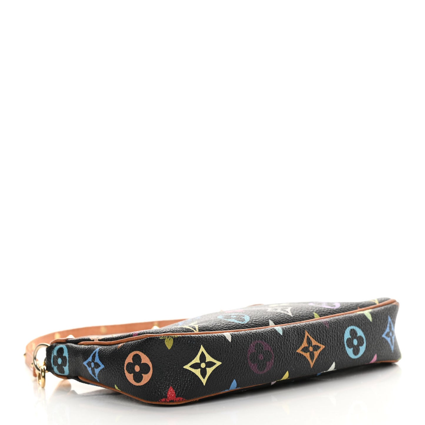 Monogram Multicolor Pochette Accessories Black